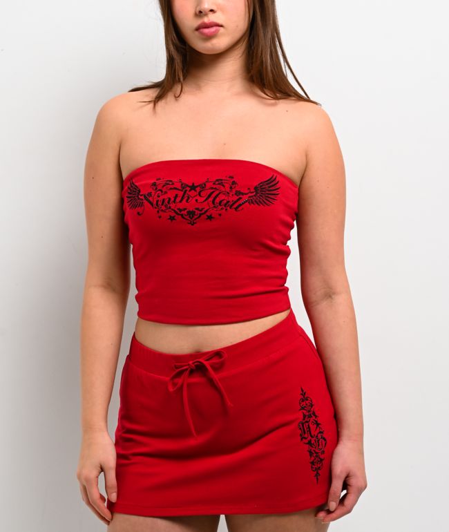 Ninth Hall Bianca Jester Red Tube Top - Ninth Hall