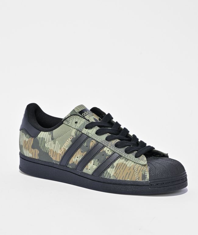 adidas Superstar ADV White & Black Skate Shoes | Zumiez