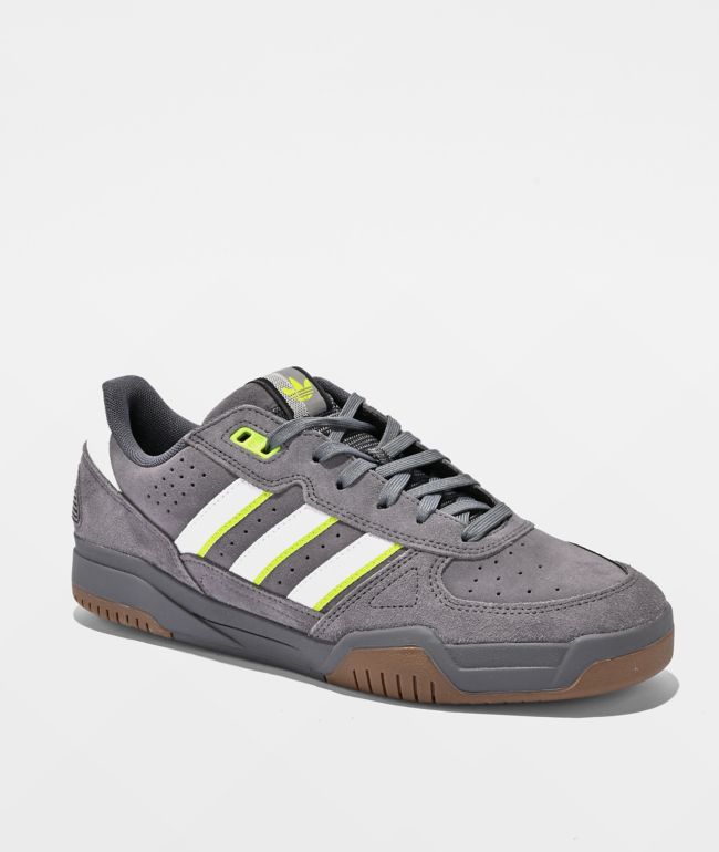 adidas Tekkira Cup Aurora Onix, Cloud White & Solar Slime Skate Shoes - adidas