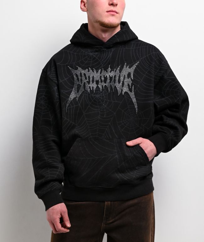 Primitive Spin Heavyweight Black Hoodie - Primitive