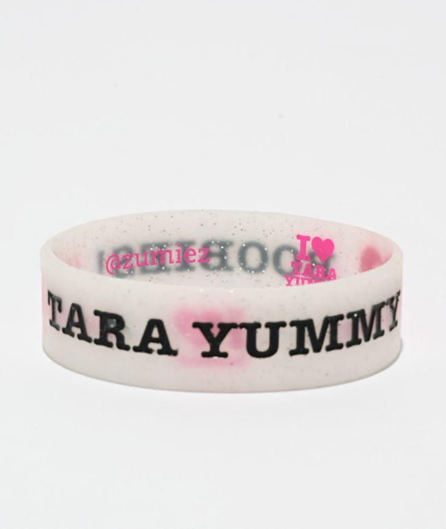 Keep A Breast Foundation x Tara Yummy I Heart Boobies White Glitter Bracelet - Keep A Breast Foundation