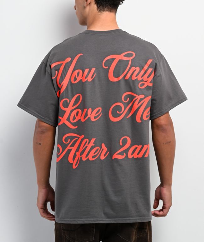 Chicos Toxicos Love After 2am Grey T-Shirt - Chicos Toxicos
