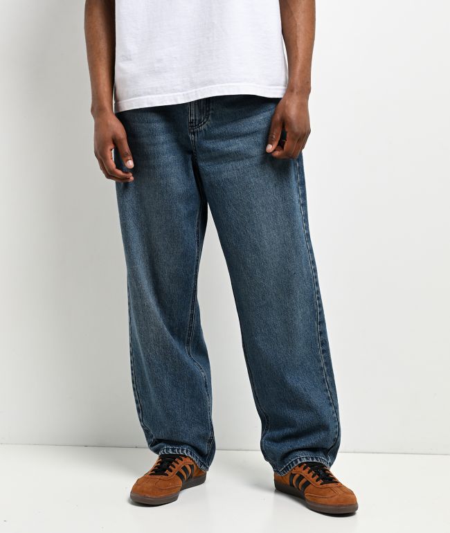 Empyre Spin Blue Wash Skate Jeans - Empyre