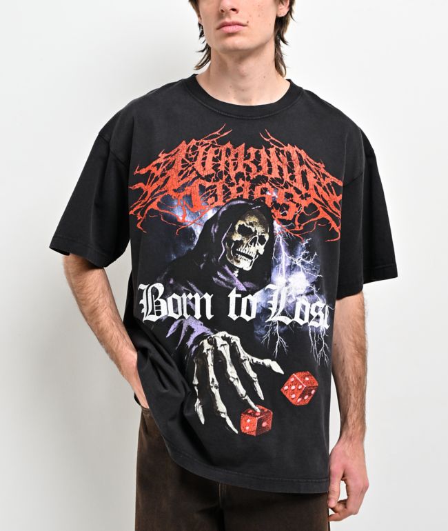 Lurking Class by Sketchy Tank The Gambler Black T-Shirt - Lurking Class by Sketchy Tank