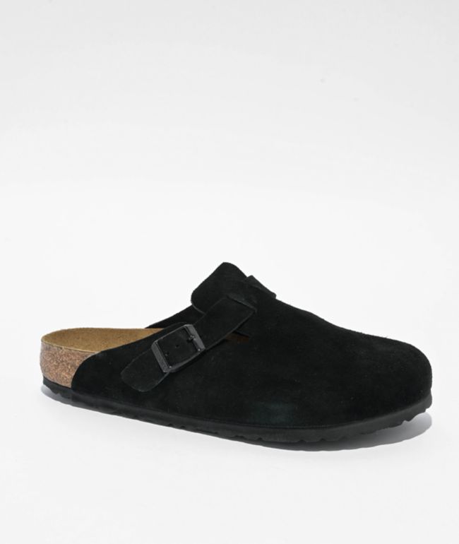 Birkenstock Boston Soft Footbed Black Clogs - Birkenstock