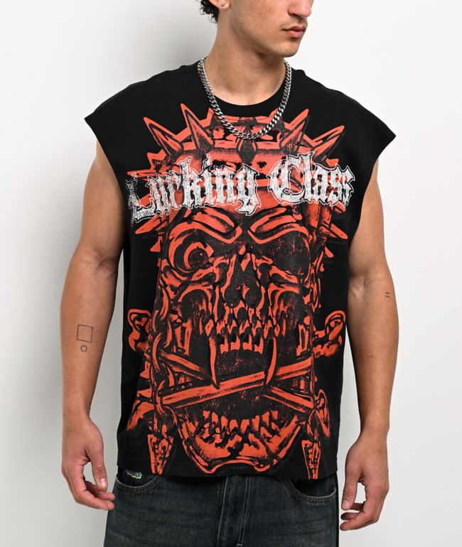 Lurking Class by Sketchy Tank Heavy Metal Parking Lot Black Tank Top - Lurking Class by Sketchy Tank