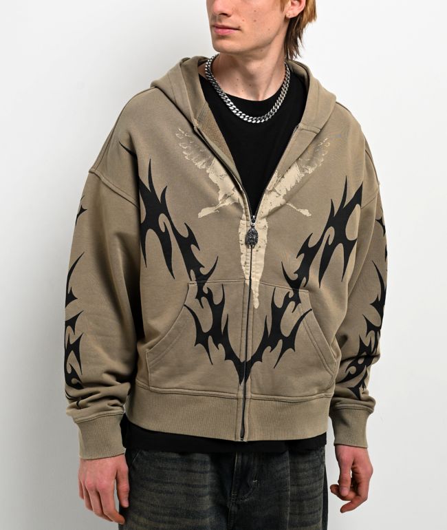 Vitriol Lightning Green Zip Hoodie - Vitriol
