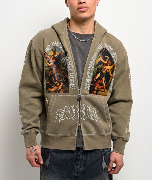 Ninth Hall Swamp Smoke Camo Zip Hoodie | Zumiez
