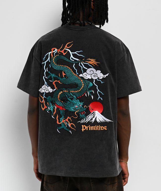 Primitive Meltdown Black Heavyweight T-Shirt - Primitive