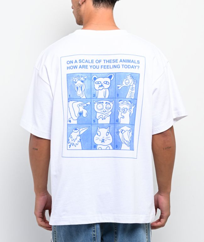 A.LAB Unhinged Animal White T-Shirt - A.LAB