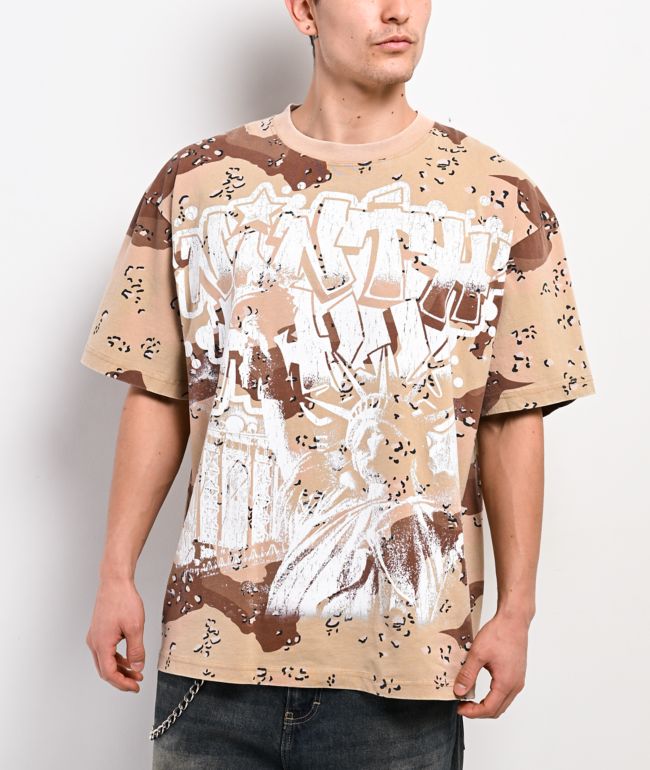 Ninth Hall Liberty Status Desert Camo T-Shirt - Ninth Hall
