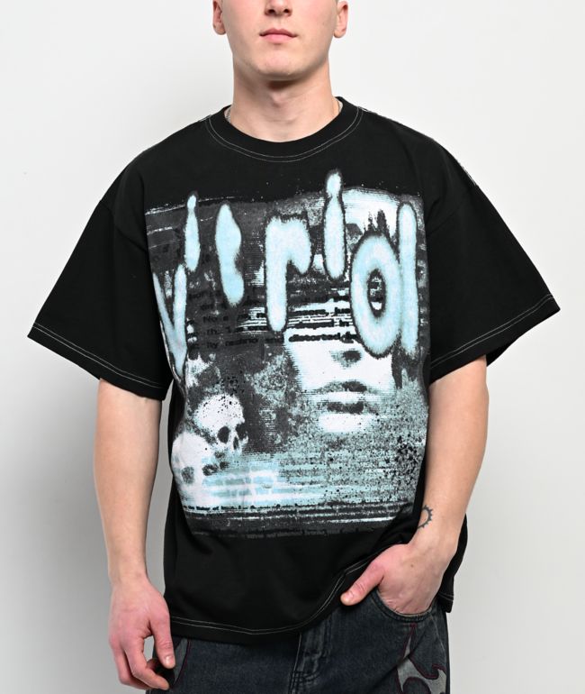 Vitriol Cybercore Black T-Shirt - Vitriol