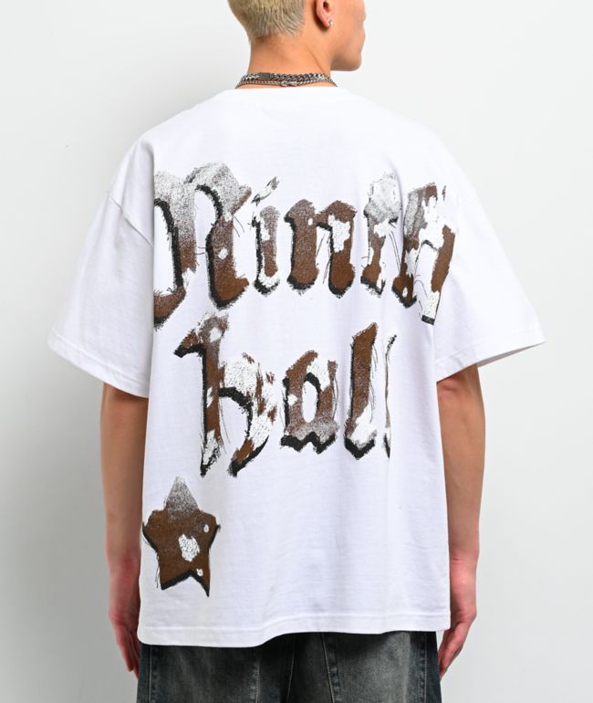 Ninth Hall Faux-NY Hair White T-Shirt - Ninth Hall