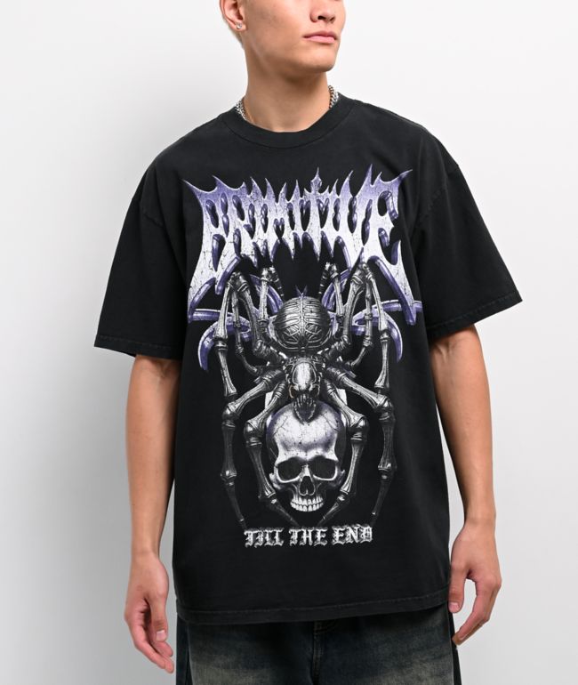Primitive Creeper Heavyweight Black T-Shirt - Primitive