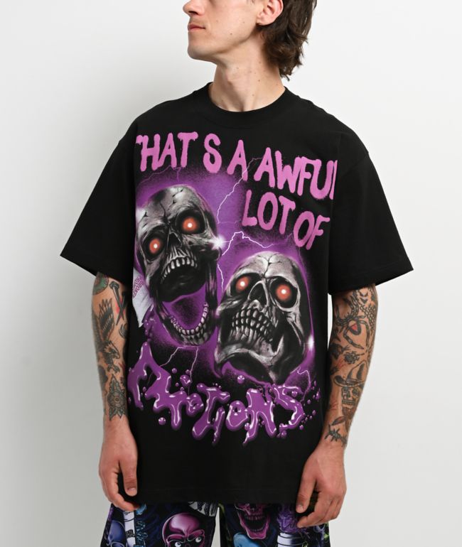 Broken Promises x That's A Awful Lot Of Cough Syrup Spilled Emotions Black T-Shirt - Broken Promises