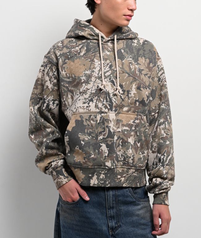 ITA Fractal Camo Crop Hoodie - ITA