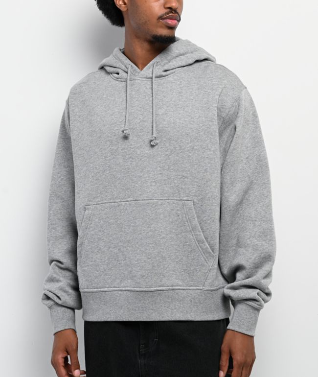 ITA Fractal Grey Crop Hoodie - ITA