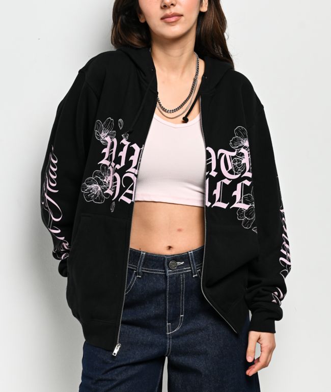 Ninth Hall Serenity Black Zip Hoodie - Ninth Hall