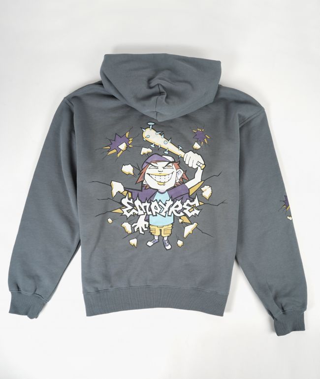 Empyre De Bat Slate Blue Hoodie - Empyre