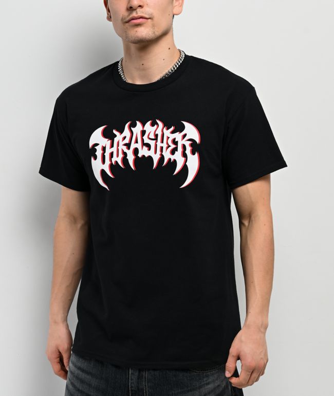 Thrasher Heavy Metal Black T-Shirt - Thrasher