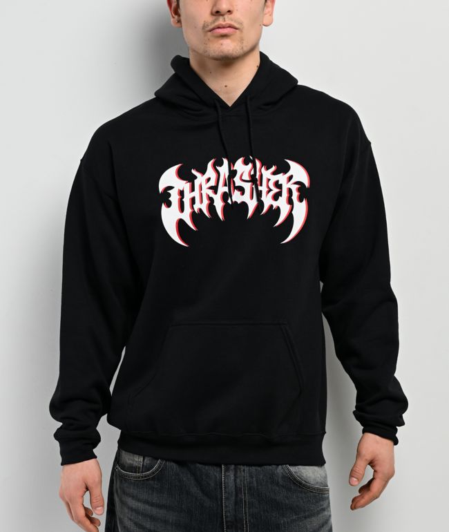 Thrasher Heavy Metal Black Hoodie - Thrasher