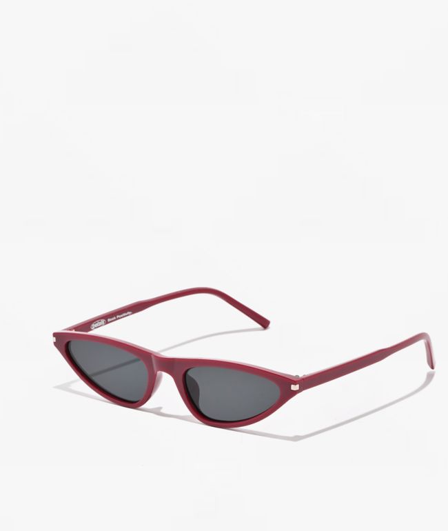 Petals and Peacocks Beller Red & Black Sunglasses - Petals and Peacocks