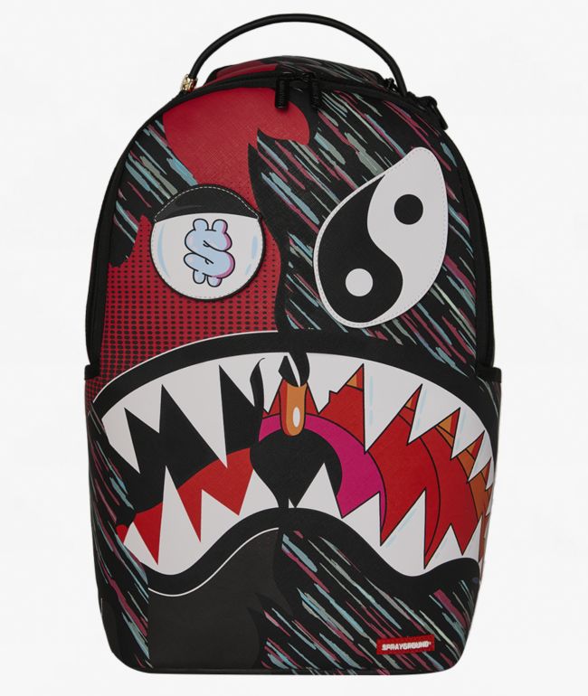 Sprayground Smeared Grunge Brown Backpack | Zumiez