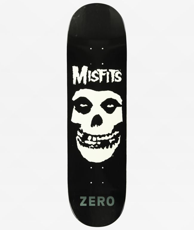 Zero x Misfits Fiend Skull 8.5" Skateboard Deck - Zero