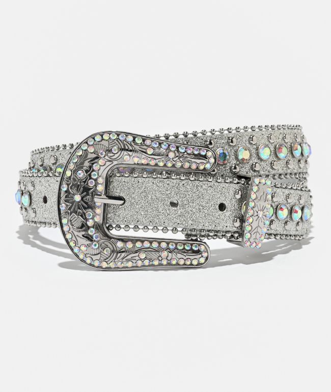 Ella Shea Gem Bling Silver Belt - Ella Shea