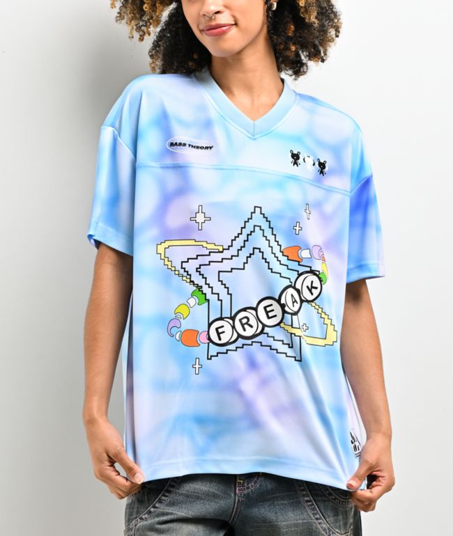 A.LAB Ellery Blue Oversized Football Jersey - A.LAB