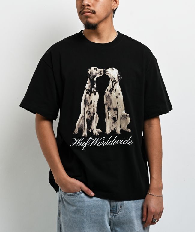 HUF Dogged Black T-Shirt - HUF