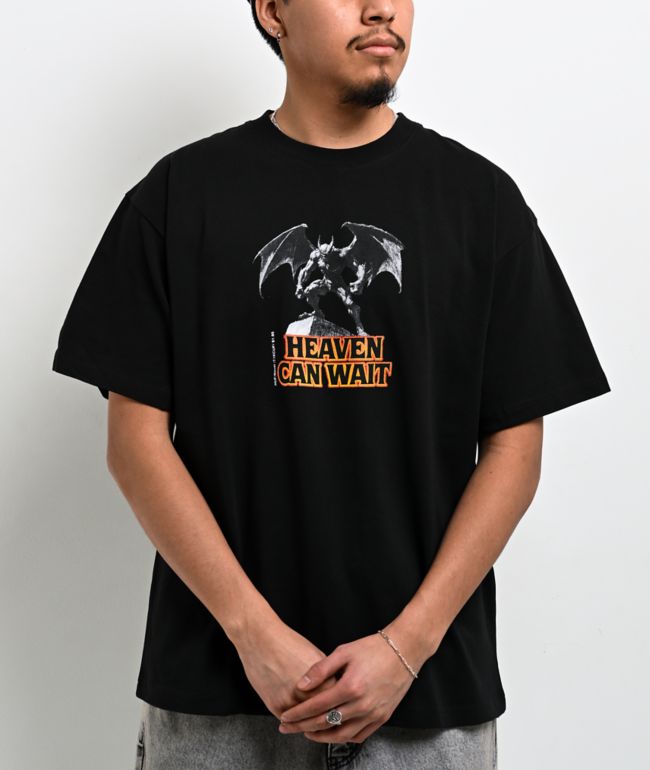 HUF Heaven Can Wait Black T-Shirt - HUF