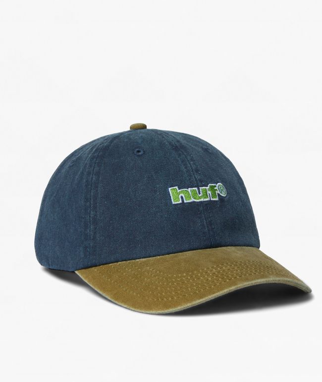 HUF 89 Navy Wash Strapback Hat - HUF