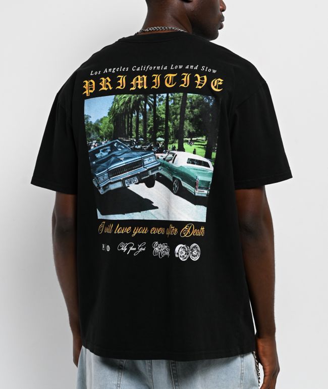 Primitive x Estevan Oriol Low & Slow Black Boxy T-Shirt - Primitive