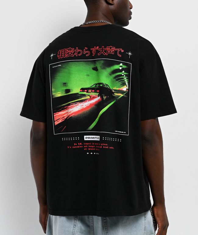 Primitive x Estevan Oriol Scrape Black Boxy T-Shirt - Primitive