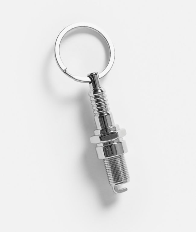 HUF Spark It Up Silver Keychain - HUF