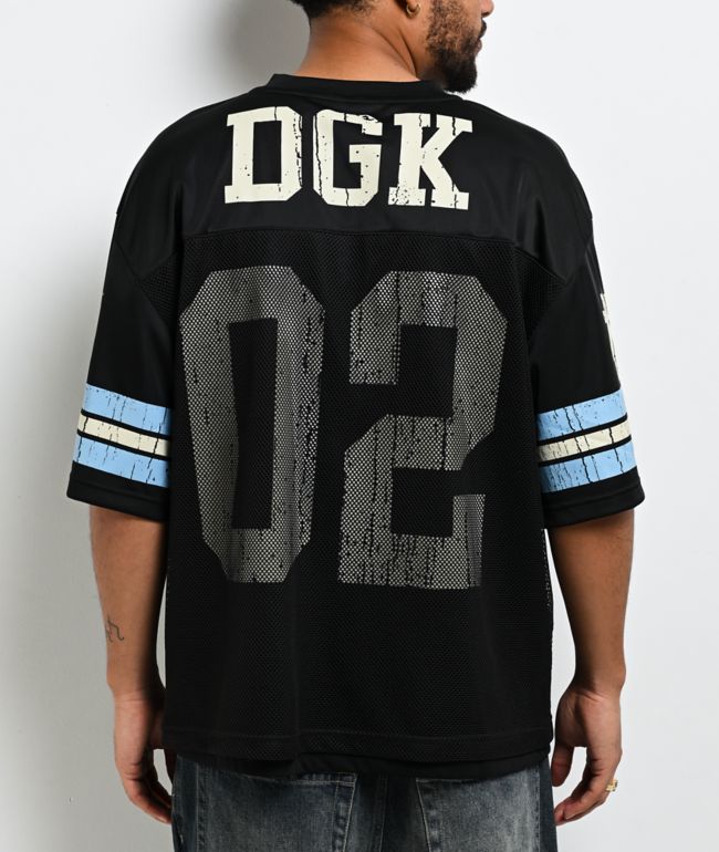 DGK Vapors Black Football Jersey - DGK