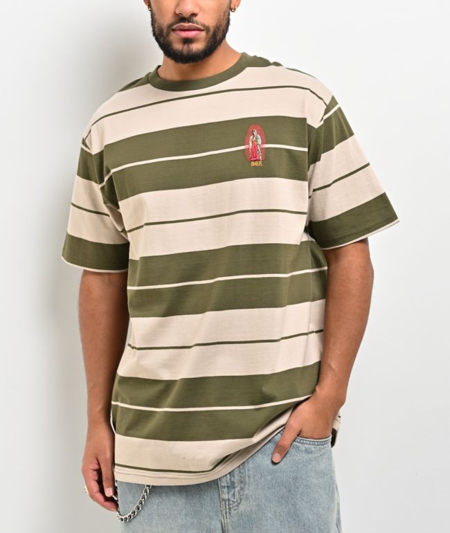 DGK Glory Olive & Sand Knit T-shirt - DGK