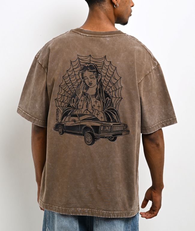 DGK Redemption 2.0 Brown Wash Pocket T-Shirt - DGK