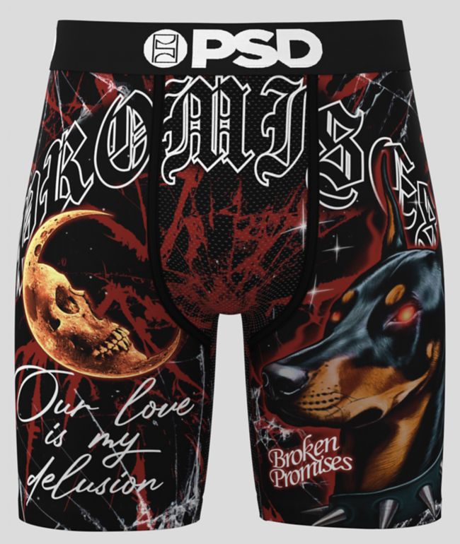 PSD x Broken Promises Delusion Black Boxer Briefs - PSD Underwear