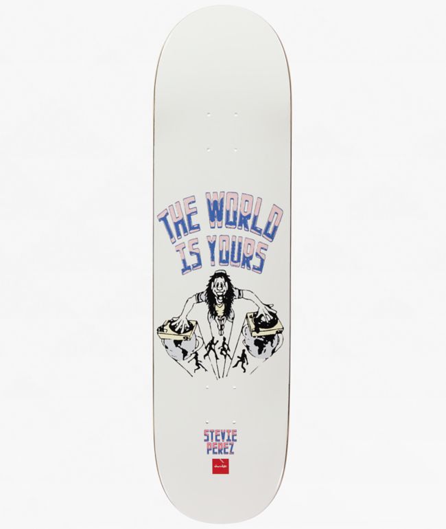 Chocolate Perez World Is Yours 8.4" Skateboard Deck - Chocolate Skateboards