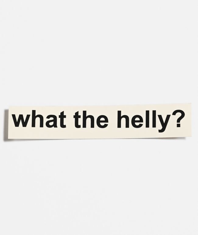 A.LAB What The Helly Sticker - A.LAB