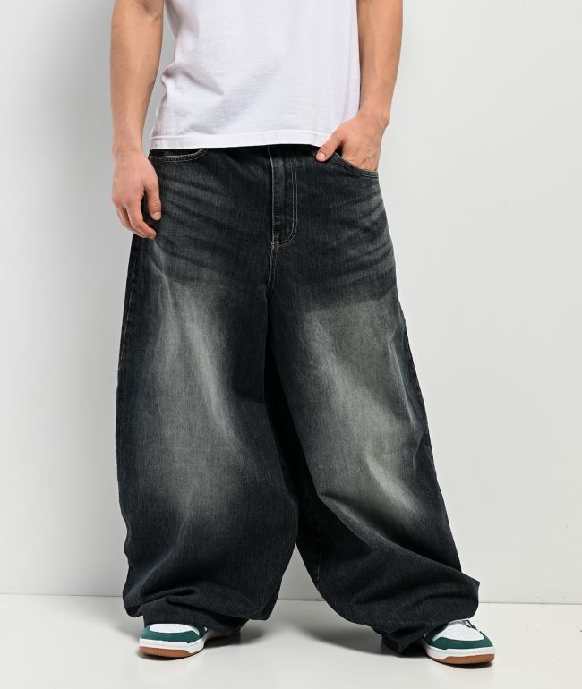 Shaka Wear Barrel Balloon Indigo Wash Denim Jeans - Shaka Wear