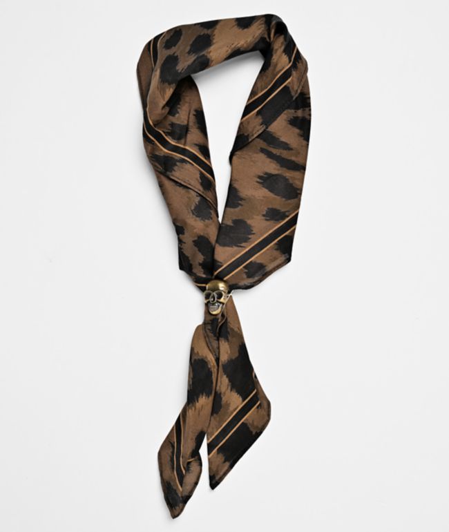 Broken Promises Wild Youth Leopard Bandana Necklace - Broken Promises