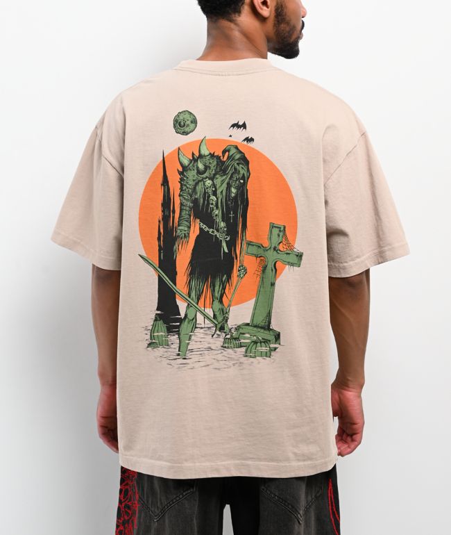 Vitriol Grave Digger Tan T-Shirt - Vitriol