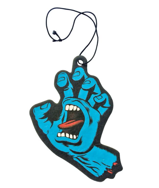 Santa Cruz Screaming Hand Blue Air Freshener - Santa Cruz Skate