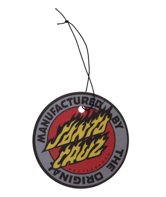Santa Cruz Flamed Dot Air Freshener - Santa Cruz Skate