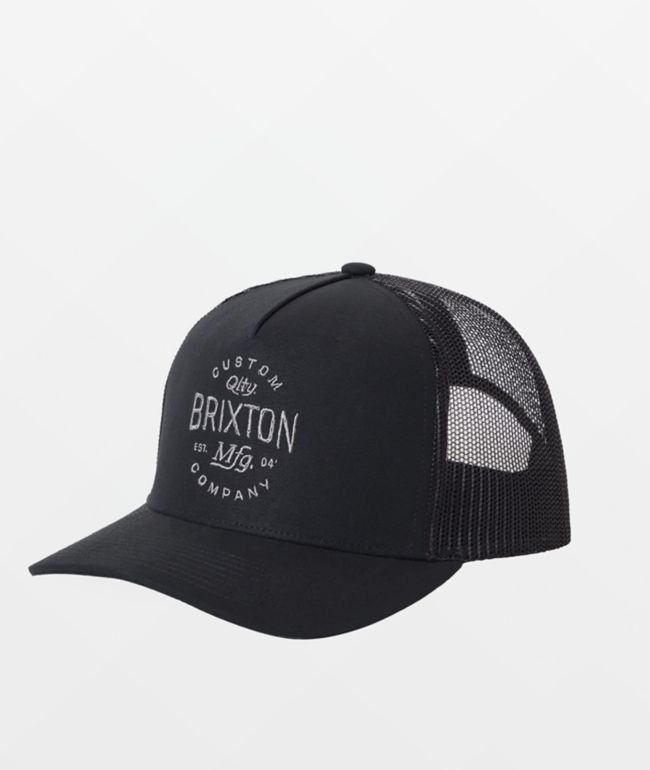 Brixton Freemont Black Trucker Hat - Brixton