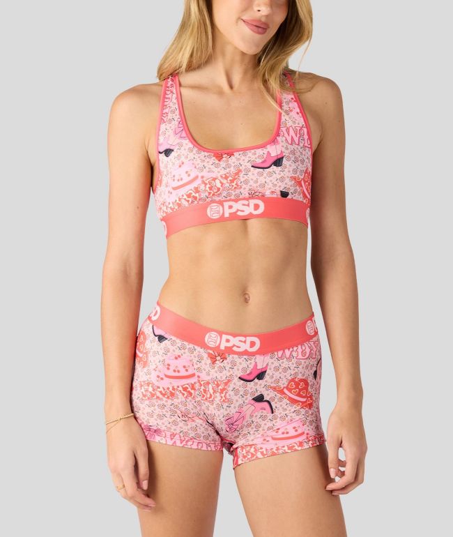 PSD Howdy Love Pink Boyshort Underwear - PSD Underwear