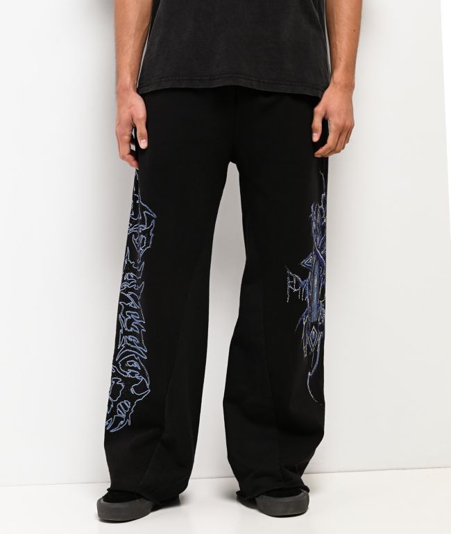 Affliction Toxic Wrath Black Sweatpants - Affliction